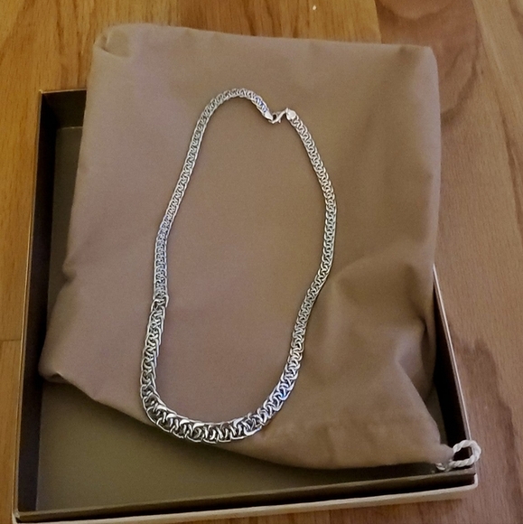 Sterling Sliver Wheat Necklace - Picture 8 of 12